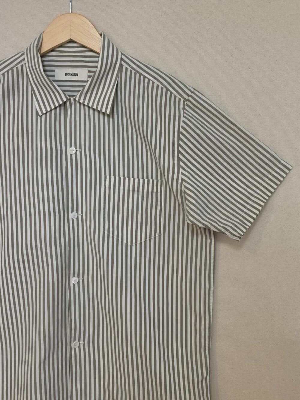 Buck Mason Wornwell Short Sleeve Camp Shirt S